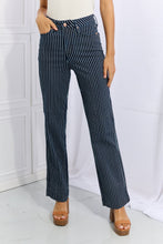 Striped Straight Jeans