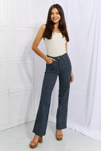 Striped Straight Jeans