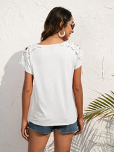 Lace Cold-Shoulder Top