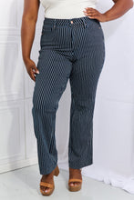 Striped Straight Jeans