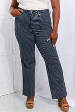 Striped Straight Jeans