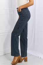 Striped Straight Jeans