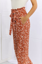 Geometric Orange Printed Pants
