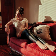 Faux leather leggings