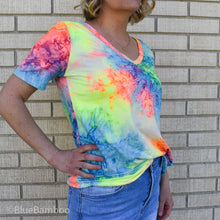 Rainbow Tie-dye Top