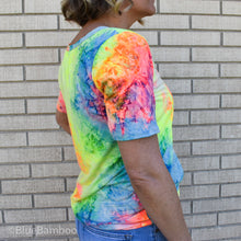 Rainbow Tie-dye Top