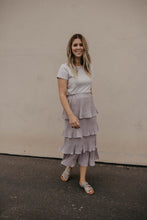 Tiered Midi Skirt