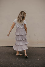 Tiered Midi Skirt