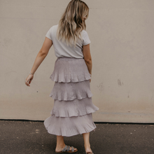 Tiered Midi Skirt