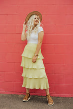Tiered Midi Skirt