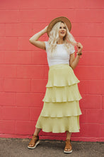 Tiered Midi Skirt
