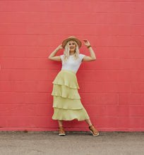 Tiered Midi Skirt