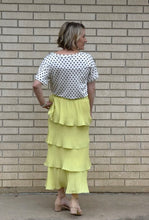 Tiered Midi Skirt