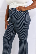 Striped Straight Jeans