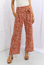 Geometric Orange Printed Pants