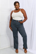 Striped Straight Jeans