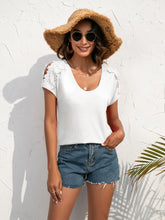 Lace Cold-Shoulder Top