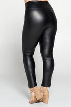 Faux leather leggings