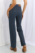 Striped Straight Jeans