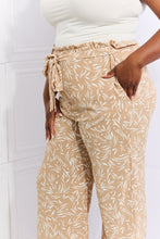 Geometric Tan Printed Pants