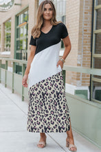 Leopard Slit Dress